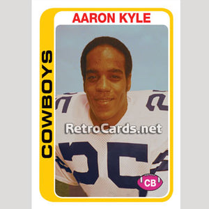 1978T Aaron Kyle Dallas Cowboys