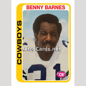 1978T Benny Barnes Dallas Cowboys