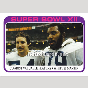 1978T Super Bowl XII MVP Dallas Cowboys
