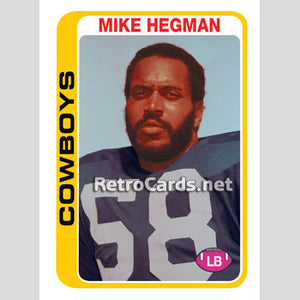 1978T Mike Hegman Dallas Cowboys