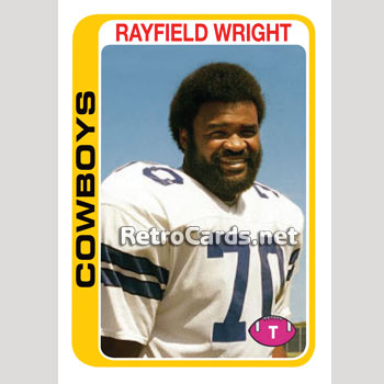 1980T Rayfield Wright Dallas Cowboys – RetroCards