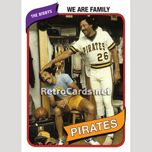 1980T We Are Family Bibbys Pittsburgh Pirates