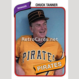 1980T Chuck Tanner Pittsburgh Pirates