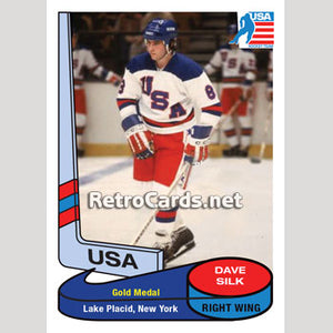 1980 Dave Silk Team USA Hockey