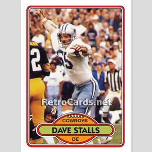 1980T Dave Stalls Dallas Cowboys