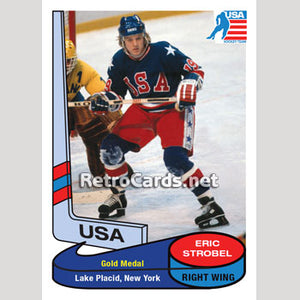 1980 Eric Strobel Team USA Hockey