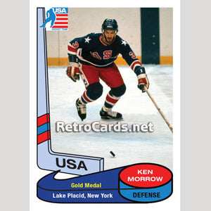 1980 Ken Morrow Team USA Hockey