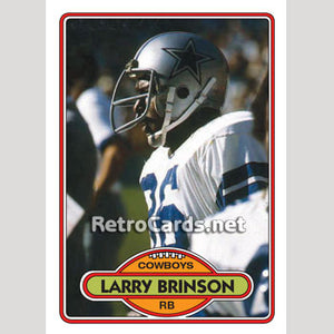 1980T Larry Brinson Dallas Cowboys