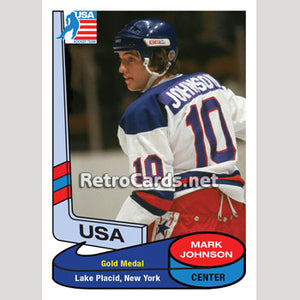 1980 Mark Johnson Team USA Hockey