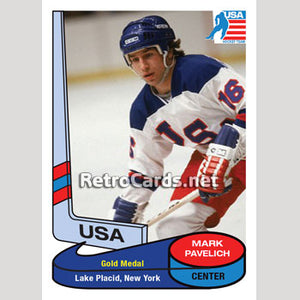 1980 Mark Pavalich Team USA Hockey