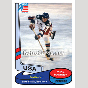 1980 Mike Ramsey Team USA Hockey