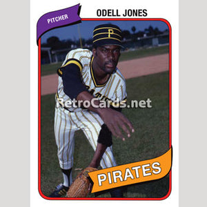 1980T Odell Jones Pittsburgh Pirates