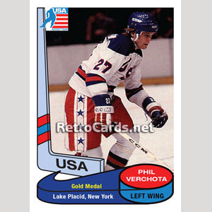 1980 Phil Verchota Team USA Hockey
