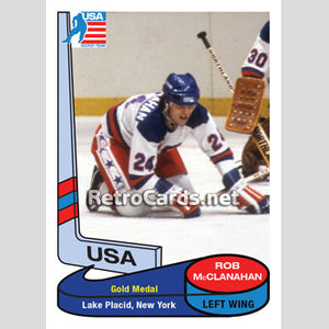 1980 Rob McClanahan Team USA Hockey
