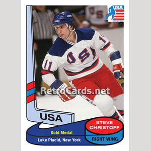 1980 Steve Christoff Team USA Hockey