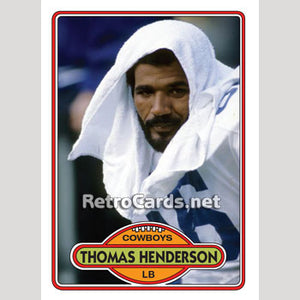 1980T Thomas Henderson Dallas Cowboys