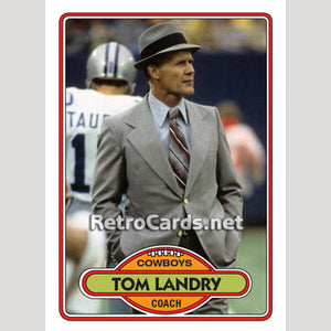 1980T Tom Landry Dallas Cowboys