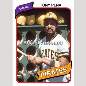 1980T Tony Pena Pittsburgh Pirates