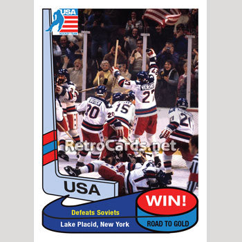 1980T Team USA Hockey RetroCards Set