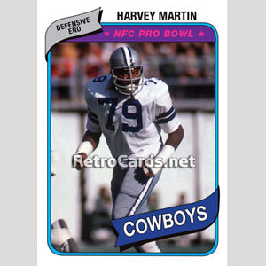 1980T MLB Harvey Martin Dallas Cowboys