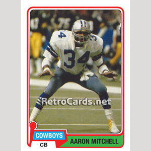 1981T Aaron Mitchell Dallas Cowboys