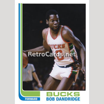 Bob Dandridge Signed Milwaukee Bucks Basketball Jersey