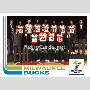 1982-83T Team Milwaukee Bucks