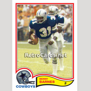 1982T Benny Barnes Dallas Cowboys