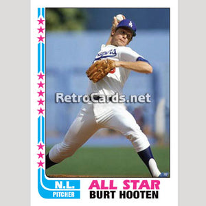1982T Burt Hooten All Star Los Angeles Dodgers