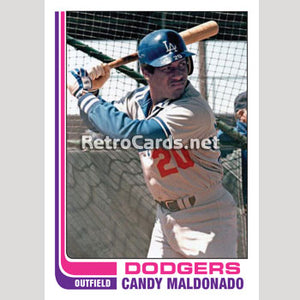 1982T Candy Maldonado Los Angeles Dodgers