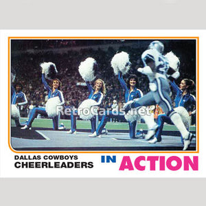 1982T Cheerleaders In Action Dallas Cowboys