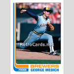 1982T-Doc-Medich-Milwaukee-Brewers