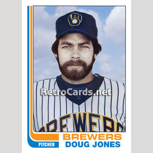 1982T Doug Jones Milwaukee Brewers