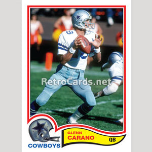 1982T Glenn Carano Dallas Cowboys