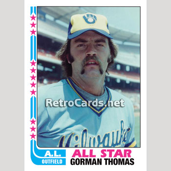 Gorman Thomas 1982 Milwaukee Brewers Throwback Jersey
