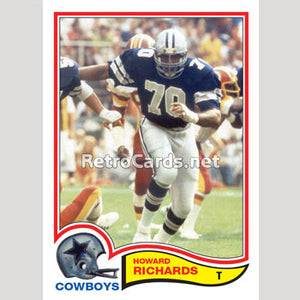 1982T Howard Richards Dallas Cowboys