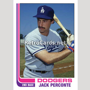 1982T Jack Perconte Los Angeles Dodgers