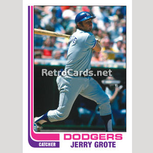 1982T Jerry Grote Los Angeles Dodgers
