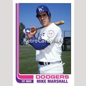 1982T Mike Marshall Los Angeles Dodgers
