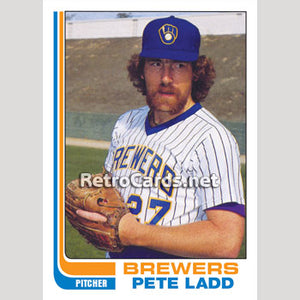 1982T Pete Ladd Milwaukee Brewers