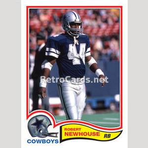 1982T Robert Newhouse Dallas Cowboys.