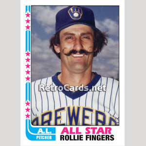 1982T Rollie Fingers All Star Milwaukee Brewers