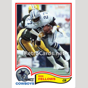 1982T Ron Fellows Dallas Cowboys