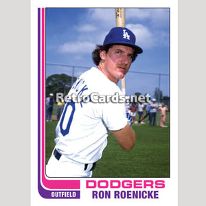 1982T Ron Roenicke Los Angeles Dodgers