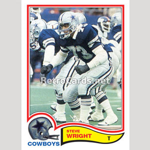 1982T Steve Wright Dallas Cowboys
