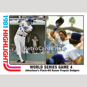 1982T World Series Highlight Jay Johnstone