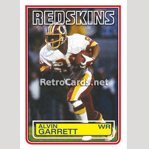 1983T Alvin Garrett Washington Redskins