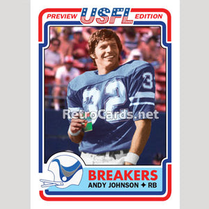 1983T Andy Johnson Boston Breakers