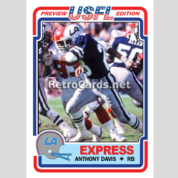 1983T Anthony Davis Los Angeles Express