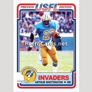 1983T Arthur Whittington Oakland Invaders